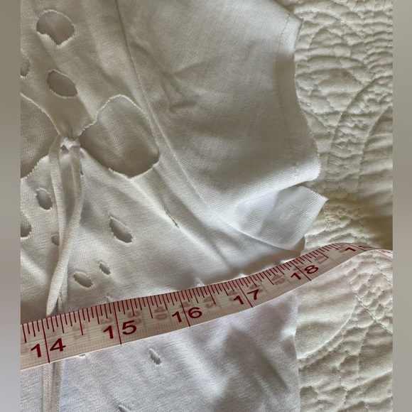 A White tunic dress-Boho Style. Size XS. - Picture 11 of 16